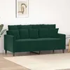 Image de vidaXL Canapé à 2 Places Causeuse avec Dossier et Accoudoirs Fauteuil avec Oreillers Meuble de Salle de Séjour Moderne 359305