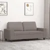 Image de Canapé À 2 Places Taupe 140 Cm Tissu Vidaxl