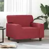 Image de Fauteuil Rouge Bordeaux 60 Cm Similicuir Vidaxl