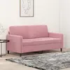 Image de Canapé À 2 Places Rose 140 Cm Velours Vidaxl