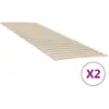 Image de Lattes De Rechange Pour Sommier Avec 48 Lattes, 2 Pièces, 70 X 200 Cm Vidaxl
