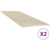 Image de Lattes De Rechange Pour Sommier Avec 48 Lattes, 2 Pièces, 100 X 200 Cm Vidaxl