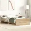 Image de Cadre De Lit Sans Matelas Chêne Sonoma 90x200 Cm Vidaxl