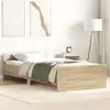 Image de Cadre De Lit Sans Matelas Chêne Sonoma 90x190 Cm Vidaxl