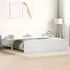 Image de Cadre De Lit Sans Matelas Blanc 160x200 Cm Vidaxl