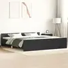 Image de Cadre De Lit Sans Matelas Noir 160x200 Cm Vidaxl