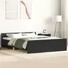 Image de Cadre De Lit Sans Matelas Noir 120x190 Cm Vidaxl
