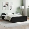 Image de vidaXL Cadre de lit sans matelas noir 120x190 cm 3203776