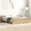 Image de Cadre De Lit Sans Matelas Gris Béton 120x190 Cm Vidaxl