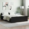 Image de vidaXL Cadre de lit sans matelas noir 140x190 cm 3203783