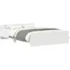 Image de Vidaxl cadre de lit sans matelas blanc 135x190 cm