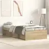 Image de Cadre De Lit Sans Matelas Chêne Sonoma 100x200 Cm Vidaxl