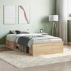 Image de vidaXL Cadre de lit chêne sonoma 90x190 cm 3203840