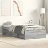 Image de Cadre De Lit Sans Matelas Sonoma Gris 90x190 Cm Vidaxl