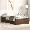 Image de Cadre De Lit Sans Matelas Chêne Marron 90x190 Cm Vidaxl