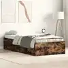Image de Cadre De Lit Sans Matelas Chêne Fumé 75x190 Cm Vidaxl