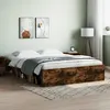 Image de vidaXL Cadre de lit chêne fumé 160x200 cm 3203877