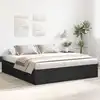 Image de Cadre De Lit Sans Matelas Noir 200x200 Cm Vidaxl