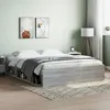 Image de vidaXL Cadre de lit sonoma gris 140x190 cm 3203906