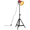 Image de Lampadaire 25 W Rouge Délavé 35x35x65/95 Cm E27 Vidaxl
