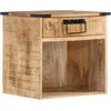 Image de Table De Chevet 40x30x37 Cm Bois De Manguier Massif Vidaxl