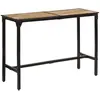 Image de Table De Bar 150x55x107 Cm Bois De Manguier Massif Brut Vidaxl
