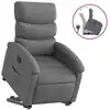 Image de Fauteuil Inclinable Gris Foncé Tissu Vidaxl