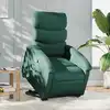 Image de Fauteuil Inclinable Vert Foncé Tissu Vidaxl
