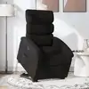 Image de Fauteuil Inclinable Électrique Noir Tissu Vidaxl