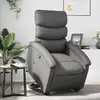 Image de Fauteuil Inclinable Gris Similicuir Vidaxl