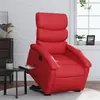 Image de Fauteuil Inclinable Rouge Similicuir Vidaxl