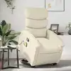 Image de Fauteuil Inclinable De Massage Crème Similicuir Vidaxl
