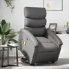 Image de Fauteuil Inclinable De Massage Gris Similicuir Vidaxl