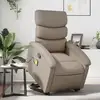 Image de Fauteuil Inclinable De Massage Cappuccino Similicuir Vidaxl