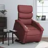 Image de Fauteuil Inclinable Électrique Rouge Bordeaux Similicuir Vidaxl