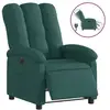 Image de Vidaxl fauteuil inclinable électrique vert foncé tissu