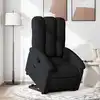 Image de Fauteuil Inclinable Noir Tissu Vidaxl