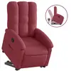 Image de Vidaxl fauteuil inclinable rouge bordeaux tissu