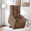 Image de Fauteuil Inclinable Marron Tissu Vidaxl