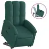 Image de Vidaxl fauteuil inclinable vert foncé tissu