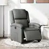Image de Fauteuil Inclinable Électrique Gris Foncé Tissu Vidaxl