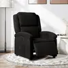 Image de Fauteuil Inclinable Électrique Noir Tissu Vidaxl