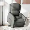 Image de Fauteuil Inclinable Gris Foncé Tissu Vidaxl