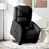 Image de Fauteuil Inclinable Électrique Noir Tissu Vidaxl