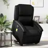 Image de Fauteuil Inclinable De Massage Noir Similicuir Vidaxl