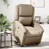 Image de Fauteuil Inclinable De Massage Cappuccino Similicuir Vidaxl