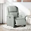 Image de Fauteuil Inclinable Électrique Gris Clair Velours Vidaxl