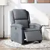 Image de Fauteuil Inclinable Électrique Gris Foncé Velours Vidaxl