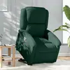 Image de Fauteuil Inclinable Vert Foncé Velours Vidaxl