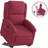 Image de Fauteuil Inclinable Rouge Bordeaux Velours Vidaxl